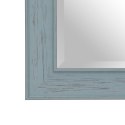 Lustro ścienne 56 x 2 x 126 cm Niebieski Drewno