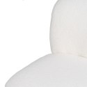 Fotel 62 x 75 x 74 cm Tkanina syntetyczna Metal Biały