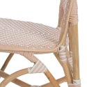 Krzesło do Jadalni 47 x 54 x 93 cm Naturalny Beżowy Rattan