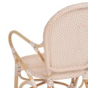 Krzesło do Jadalni 57 x 62 x 90 cm Naturalny Beżowy Rattan