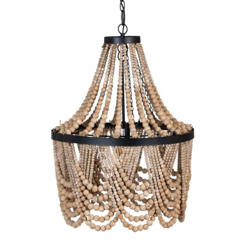 Lampa Sufitowa 47 x 47 x 65 cm Naturalny Metal Drewno