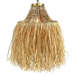 Lampa Sufitowa Naturalny Metal Drewno 40 x 40 x 45 cm