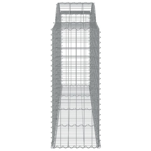 Kosze gabionowe, 6 szt, 300x50x120/140 cm, galwanizowane żelazo Kosze gabionowe, 6 szt, 300x50x120/140 cm, galwanizowane żelazo