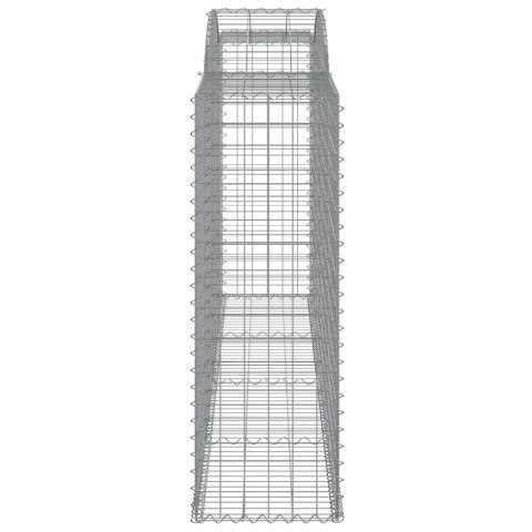 Kosze gabionowe, 6 szt, 300x50x140/160 cm, galwanizowane żelazo Kosze gabionowe, 6 szt, 300x50x140/160 cm, galwanizowane żelazo