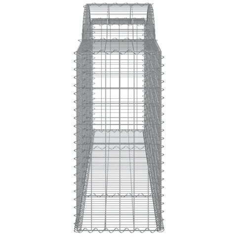 Kosze gabionowe, 7 szt, 300x50x100/120 cm, galwanizowane żelazo Kosze gabionowe, 7 szt, 300x50x100/120 cm, galwanizowane żelazo