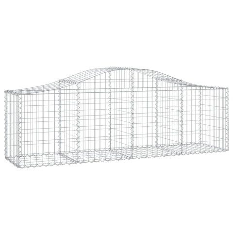 Kosze gabionowe, 13 szt, 200x50x60/80 cm, galwanizowane żelazo Kosze gabionowe, 13 szt, 200x50x60/80 cm, galwanizowane żelazo