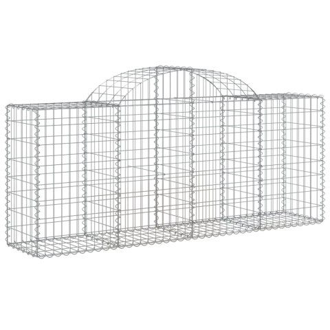 Kosze gabionowe, 13 szt, 200x50x80/100 cm, galwanizowane żelazo Kosze gabionowe, 13 szt, 200x50x80/100 cm, galwanizowane żelazo