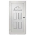 Drzwi wejściowe zewnętrzne, białe, 98 x 198 cm