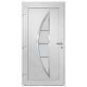 Drzwi wejściowe zewnętrzne, białe, 98 x 200 cm