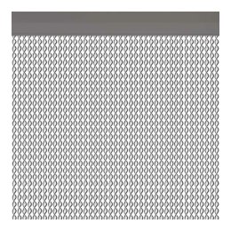Zasłona Acudam Cadaques Drzwi Srebrzysty Zewnętrzny PVC Aluminium 90 x 210 cm