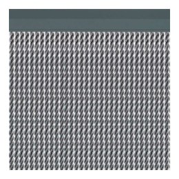 Zasłona Acudam Manacor Drzwi Srebrzysty Zewnętrzny PVC Aluminium 90 x 210 cm
