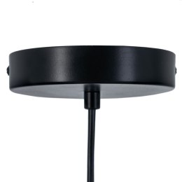 Lampa Sufitowa 85 x 15 x 32 cm Szkło Czarny Metal