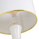 Lampa stołowa Biały Złoty Płótno Ceramika 60 W 220 V 240 V 220-240 V 34 x 34 x 51 cm