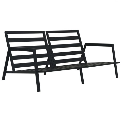 5-cz. zestaw mebli do ogrodu, poduszki, aluminium, ciemnoszary 5-cz. zestaw mebli do ogrodu, poduszki, aluminium, ciemnoszary
