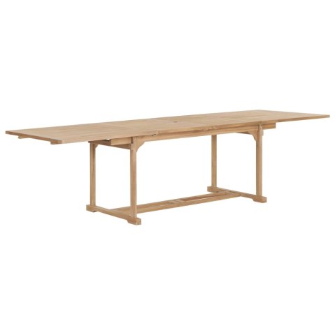 Rozkładany stół ogrodowy, 180-280x100x75 cm, lite drewno tekowe Rozkładany stół ogrodowy, 180-280x100x75 cm, lite drewno tekowe