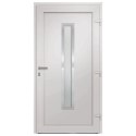 Drzwi wejściowe zewnętrzne, antracytowe, 98 x 200 cm