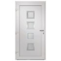 Drzwi wejściowe zewnętrzne, białe, 88 x 200 cm