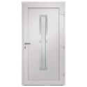 Drzwi wejściowe zewnętrzne, antracytowe, 98 x 208 cm