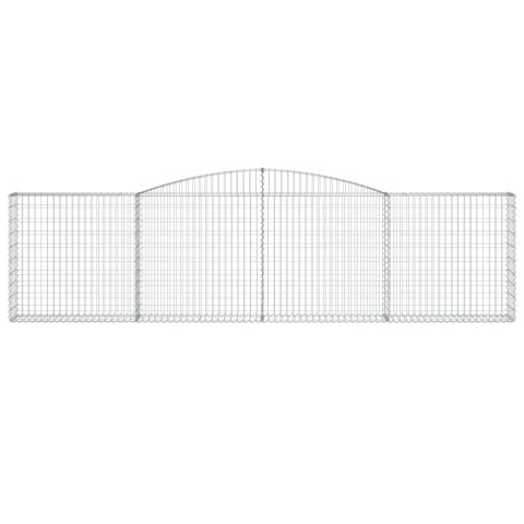 Kosze gabionowe, 6 szt, 400x30x100/120 cm, galwanizowane żelazo Kosze gabionowe, 6 szt, 400x30x100/120 cm, galwanizowane żelazo