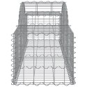 Kosze gabionowe, 14 szt, 200x50x40/60 cm, galwanizowane żelazo