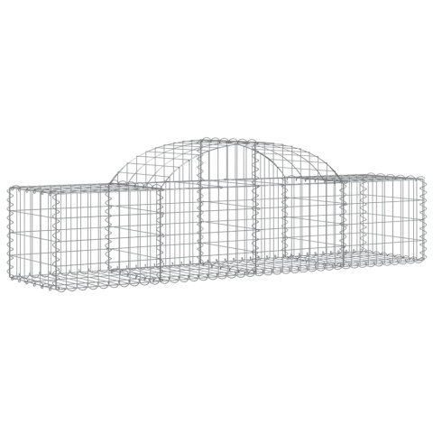 Kosze gabionowe, 15 szt, 200x50x40/60 cm, galwanizowane żelazo Kosze gabionowe, 15 szt, 200x50x40/60 cm, galwanizowane żelazo