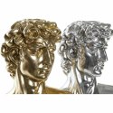 Figurka Dekoracyjna DKD Home Decor 24,5 x 17,5 x 36 cm Srebrzysty Złoty Popiersie Neoklasyczny (2 Sztuk)