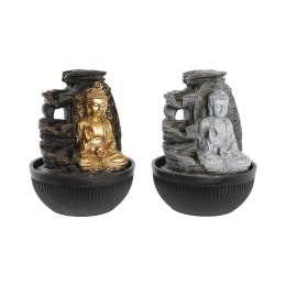 Fontána DKD Home Decor 21 x 21 x 25 cm Budda Żywica Orientalny (2 Sztuk)