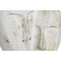 Figurka Dekoracyjna DKD Home Decor 23 x 10 x 30 cm Twarz Złoty Aluminium Biały