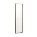 Lustro ścienne 30 x 120 cm Brąz Drewno MDF (2 Sztuk)