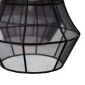 Lampa Sufitowa 40 x 40 x 140 cm Czarny Metal 27 cm