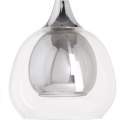 Lampa Sufitowa 16 x 16 x 50 cm Hierro/Cristal Szkło Szary Metal 220 V 240 V