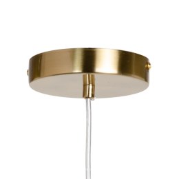 Lampa Sufitowa Szkło Złoty Metal 11 x 11 x 45 cm