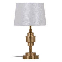 Lampa stołowa Biały Złoty Poliester Metal Żelazo 60 W 220 V 240 V 220 -240 V 28 x 28 x 48,5 cm