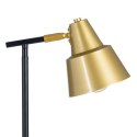 Lampa Stojąca 28 x 28 x 150 cm Czarny Złoty Metal