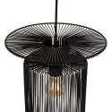 Lampa Sufitowa 27 x 27 x 30,5 cm Czarny Żelazo Ø 27 cm