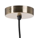 Lampa Sufitowa Szkło Metal 12 x 12 x 23 cm