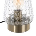 Lampa stołowa Złoty Metal Szkło Mosiądz Żelazo 40 W 220 V 240 V 220-240 V 17 x 17 x 26 cm