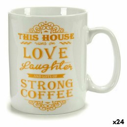 Kubek Coffee Porcelana Złoty Biały 500 ml 24 Sztuk