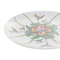 Zestaw Obiadowy DKD Home Decor Biały Wielokolorowy Porcelana Tropikalny 18 Części