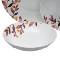 Naczynia 18 Części Kartki Porcelana 1 cm