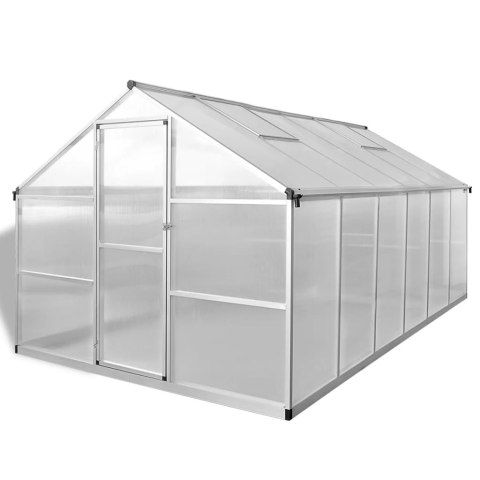 Szklarnia ogrodowa ze wzmacnianą, aluminiową ramą, 9,025 m² Szklarnia ogrodowa ze wzmacnianą, aluminiową ramą, 9,025 m²