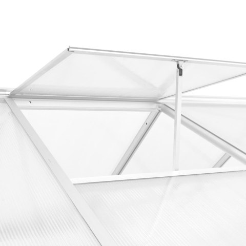 Szklarnia z aluminiową ramą, 421x190x195 cm, 15,6 m³