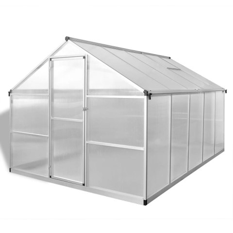 Szklarnia ogrodowa wzmocniona aluminiową ramą, 7,55 m² Szklarnia ogrodowa wzmocniona aluminiową ramą, 7,55 m²