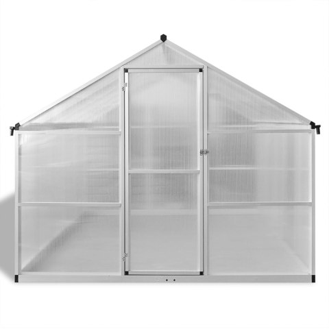 Szklarnia ogrodowa wzmocniona aluminiową ramą, 7,55 m² Szklarnia ogrodowa wzmocniona aluminiową ramą, 7,55 m²