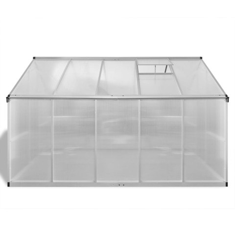 Szklarnia ogrodowa wzmocniona aluminiową ramą, 7,55 m² Szklarnia ogrodowa wzmocniona aluminiową ramą, 7,55 m²
