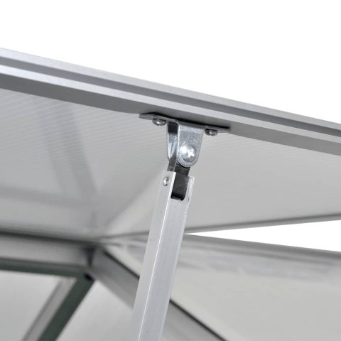 Szklarnia ogrodowa wzmocniona aluminiową ramą, 7,55 m² Szklarnia ogrodowa wzmocniona aluminiową ramą, 7,55 m²