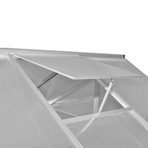 Szklarnia ogrodowa wzmocniona aluminiową ramą, 7,55 m² Szklarnia ogrodowa wzmocniona aluminiową ramą, 7,55 m²