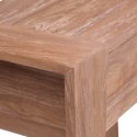 Stolik konsola, 90x35x75 cm, lite drewno tekowe