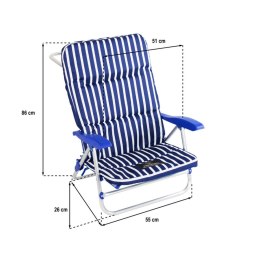 Fotel plażowy 85 x 51 x 55 cm