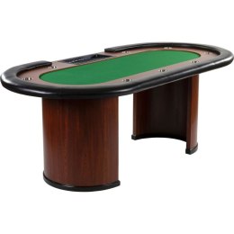 Zielony stół pokerowy XXL ROYAL FLUSH 213 x 106 x 75 cm